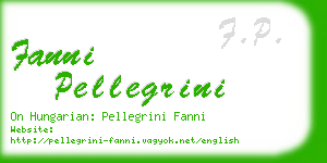 fanni pellegrini business card